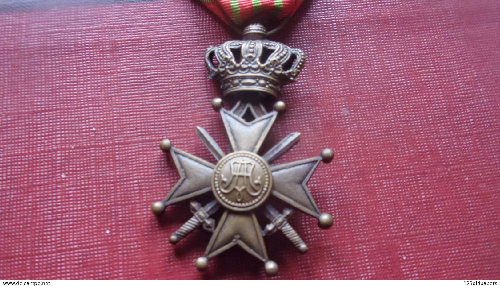 WWI Croix De Guerre Belge 1914-1918 - Autres & Non Classés