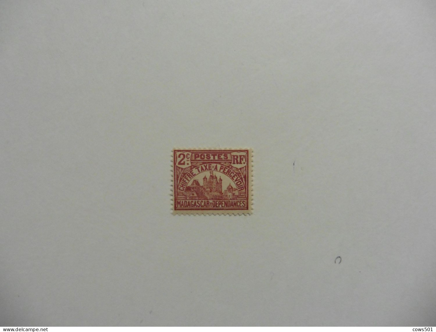 France (ex-colonies & Protectorats) > Madagascar :timbre  Taxe  Neuf  N° 8 - Postage Due