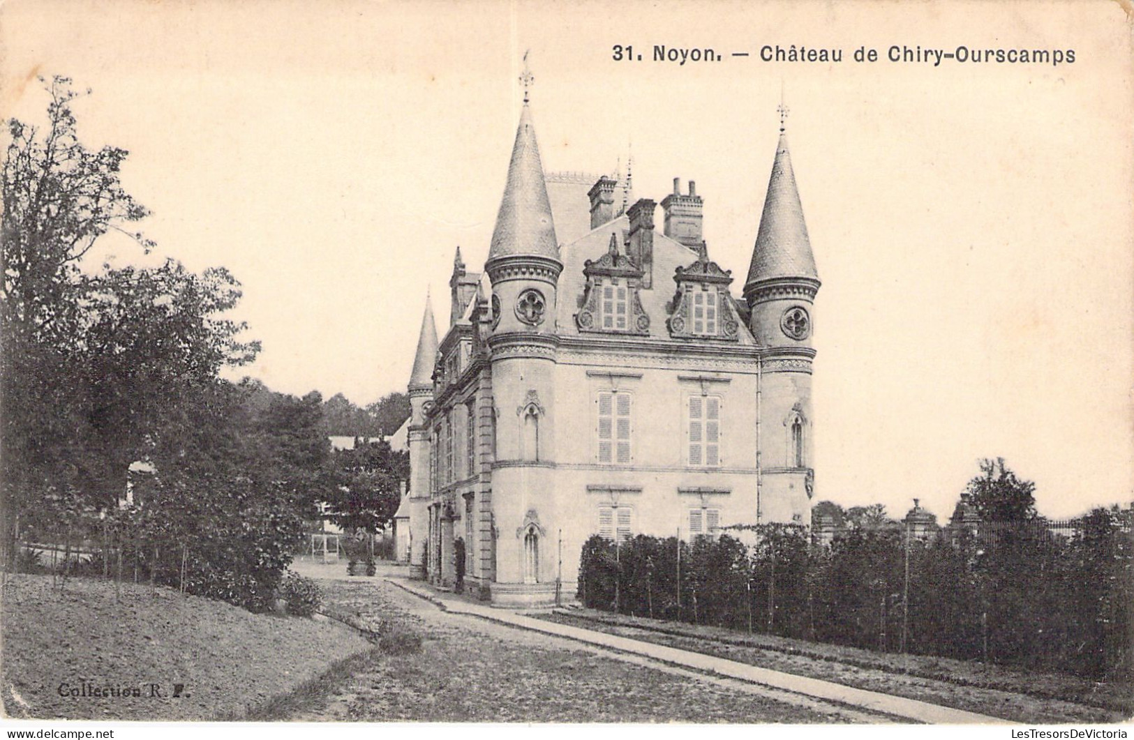 FRANCE - 60 - NOYON - Château De Chiry Ourscamps - Cartes Postales Anciennes - Noyon