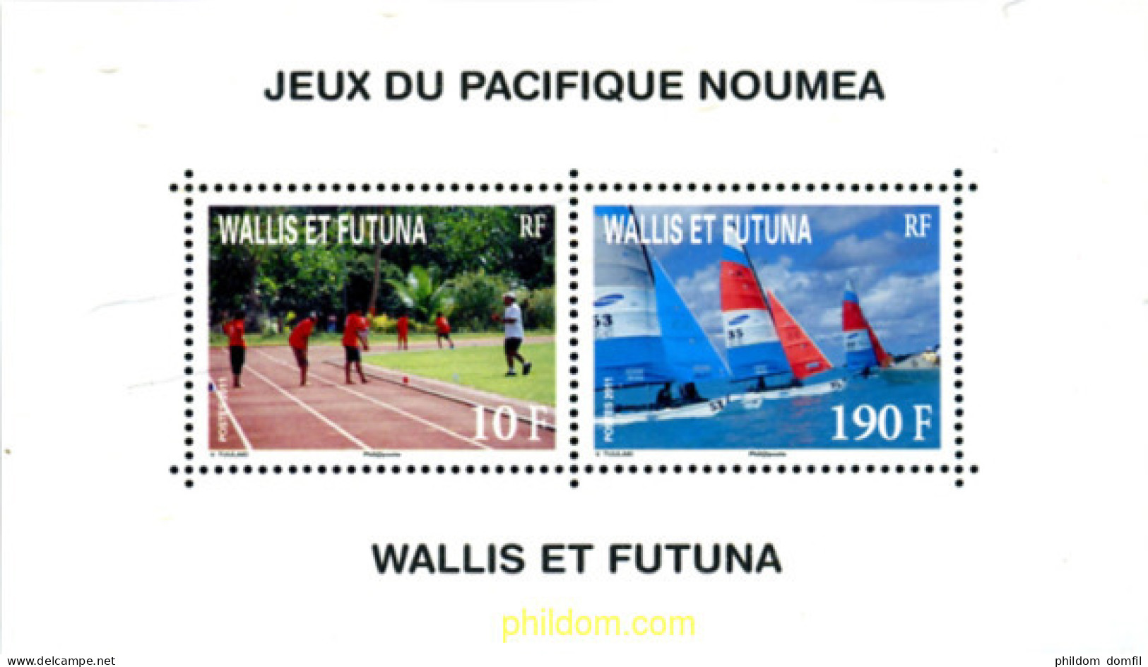 269899 MNH WALLIS Y FUTUNA 2011 JUEGOS DEL PACIFICO EN NOUMEA (NUEVA CALEDONIA) - Unused Stamps