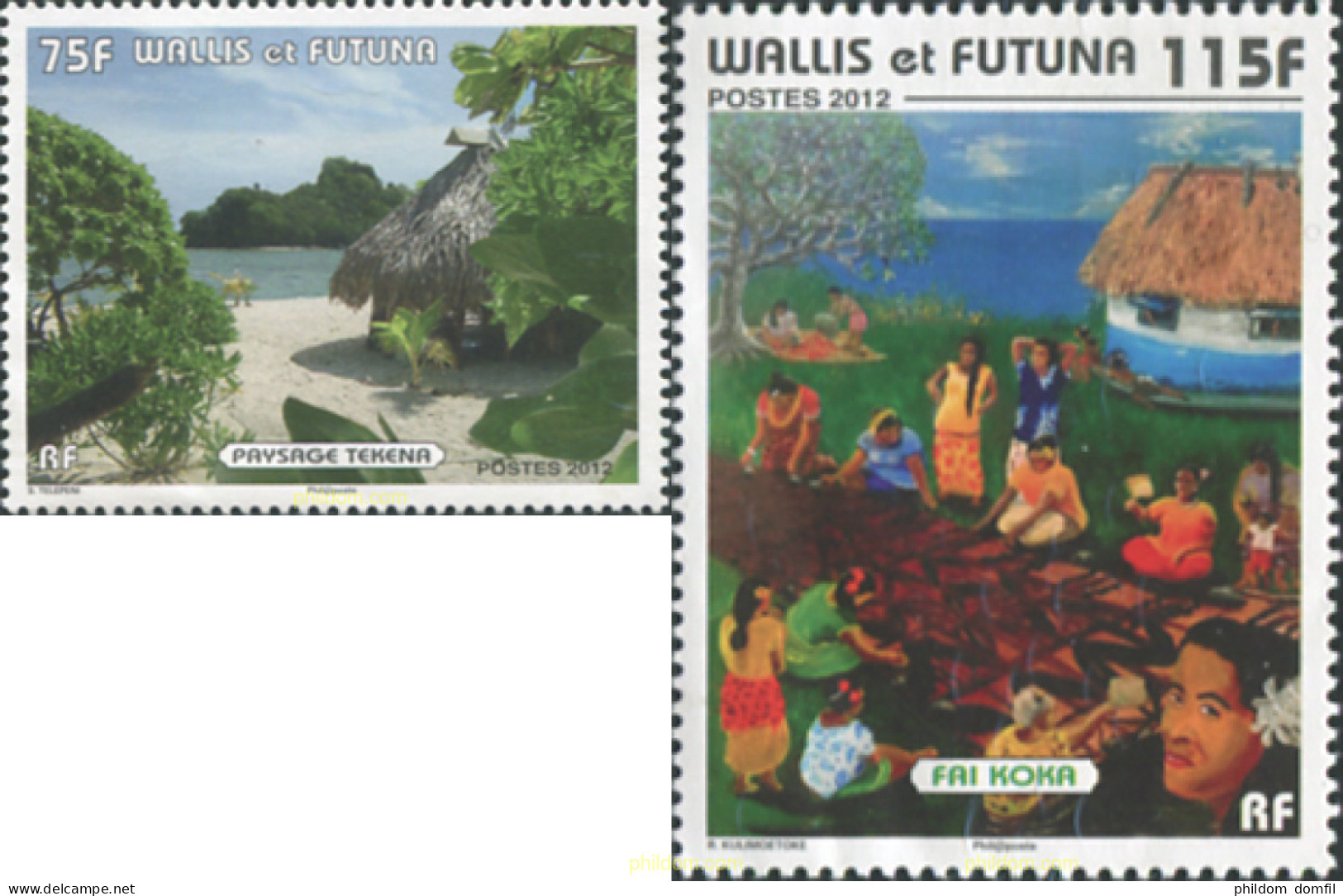 575276 MNH WALLIS Y FUTUNA 2012 PAISAJES - Unused Stamps