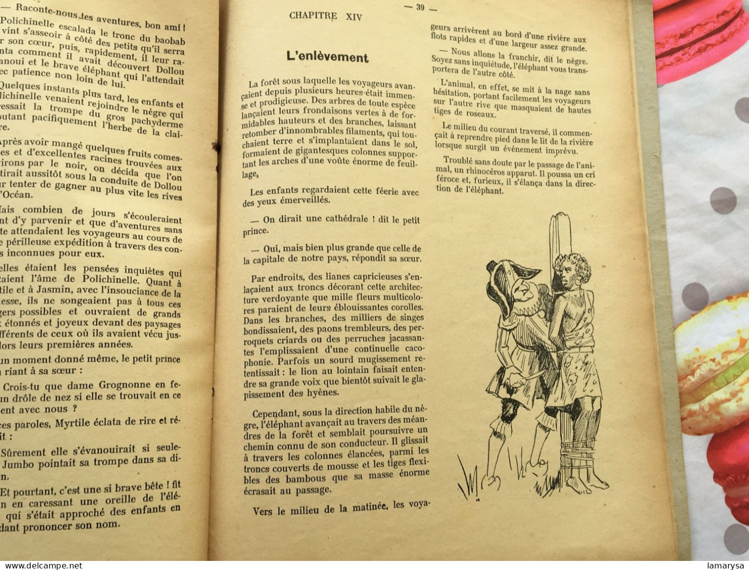 1942 Collector Les Aventures de Polichinelle Livre pour enfant de :Jacques Ribière-France Editions-revue originale   -