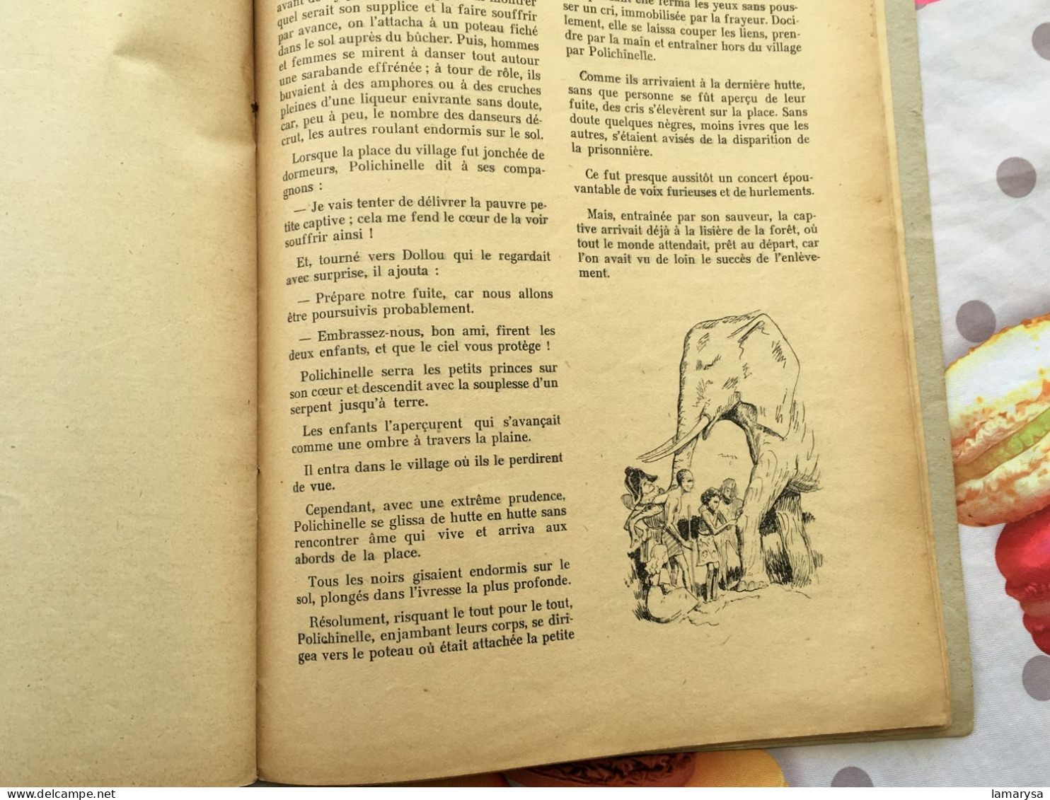 1942 Collector Les Aventures de Polichinelle Livre pour enfant de :Jacques Ribière-France Editions-revue originale   -