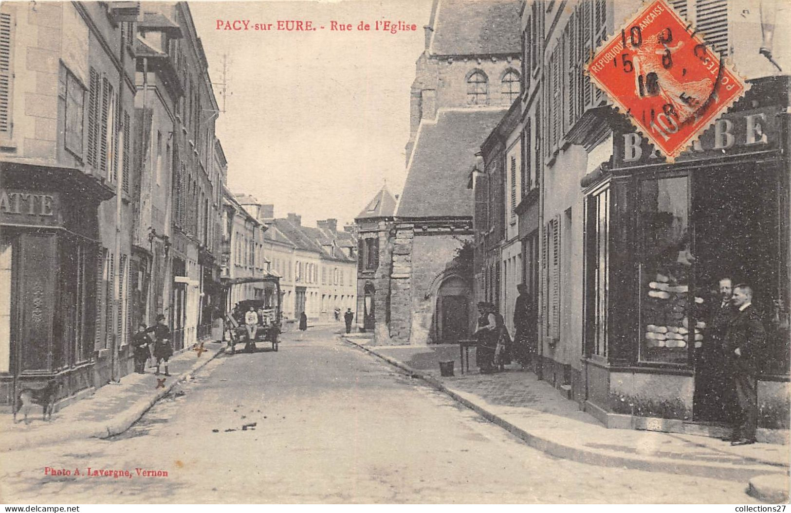 27-PACY-SUR-EURE- RUE DE L'EGLISE - Pacy-sur-Eure