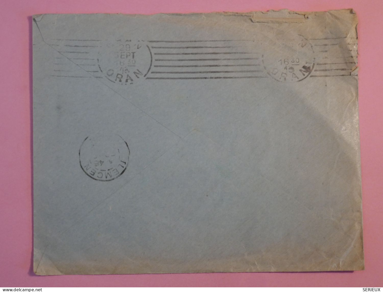 AX20  MAROC  BELLE LETTRE  1919 RABAT A TLEMCEN   FRANCE +  AFFR. INTERESSANT+ + - Briefe U. Dokumente