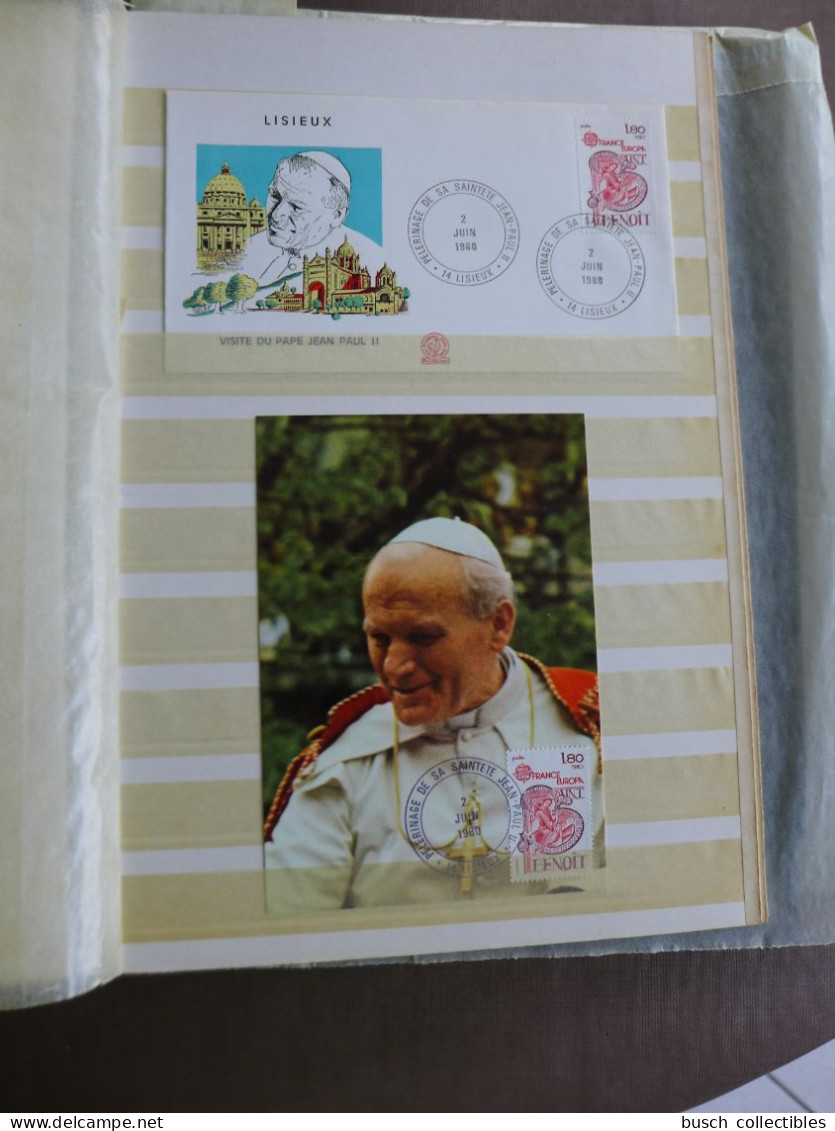 Beautiful Collection Of World Stamps S/S FDC Maximum Cards Covers About Pope John Paul II Pape Jean Papst Johannes - Papi