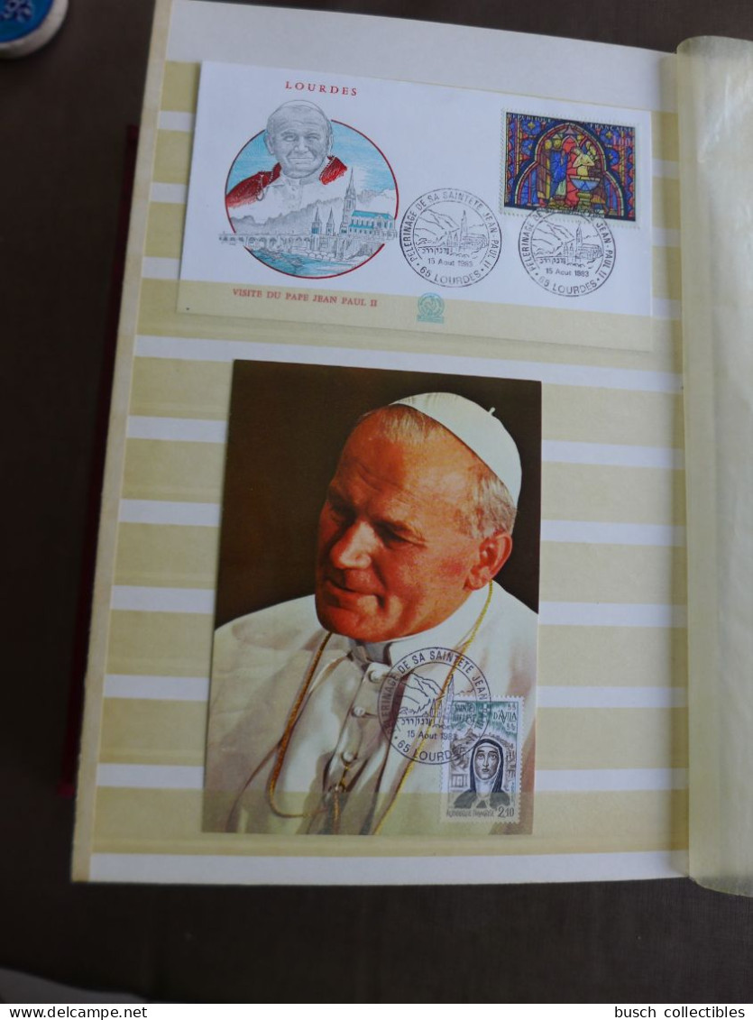 Beautiful collection of World Stamps S/S FDC Maximum cards Covers about Pope John Paul II Pape Jean Papst Johannes