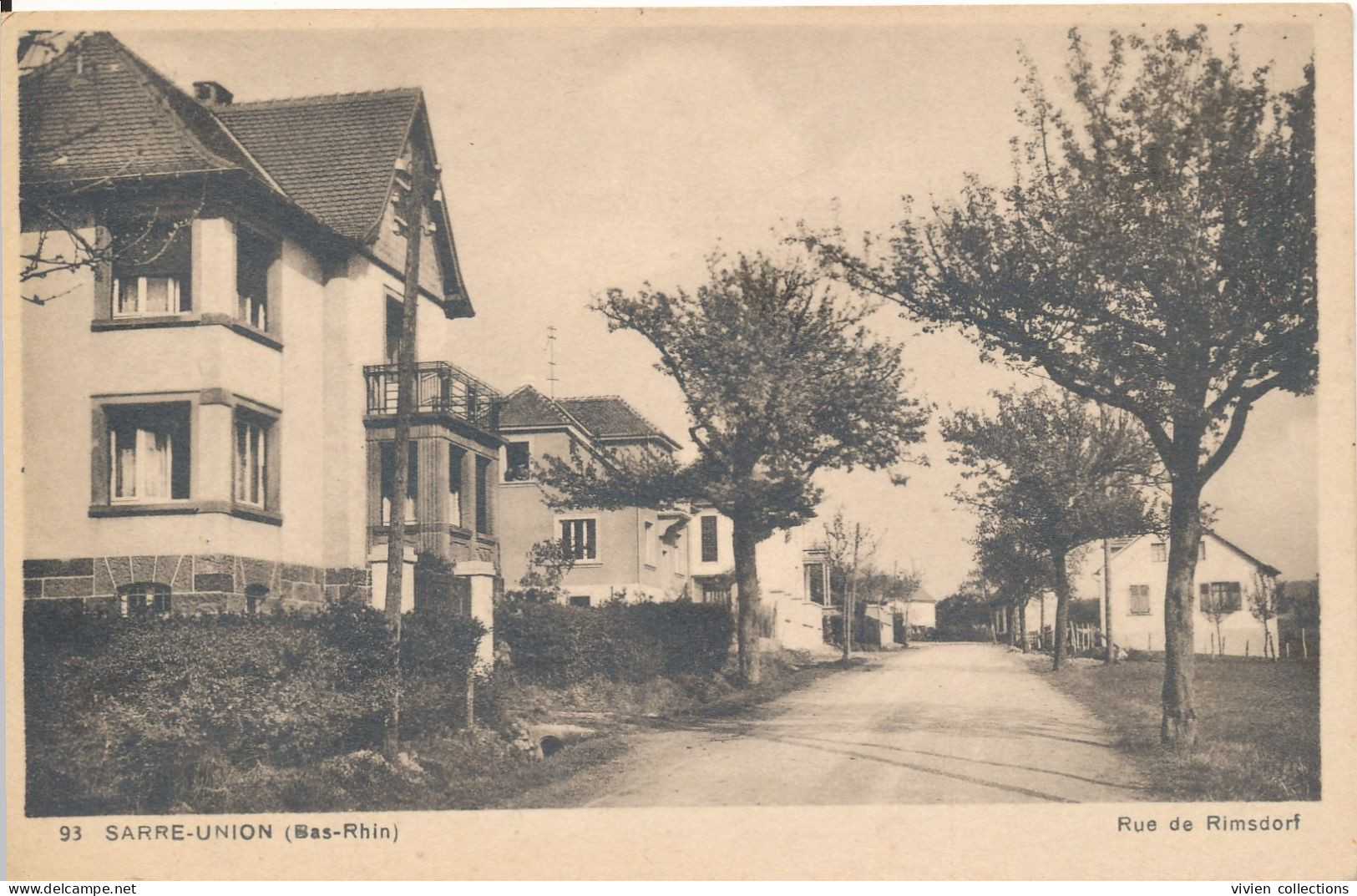 Sarre Union (67 Bas Rhin) Rue De Rimsdorf - Sarre-Union