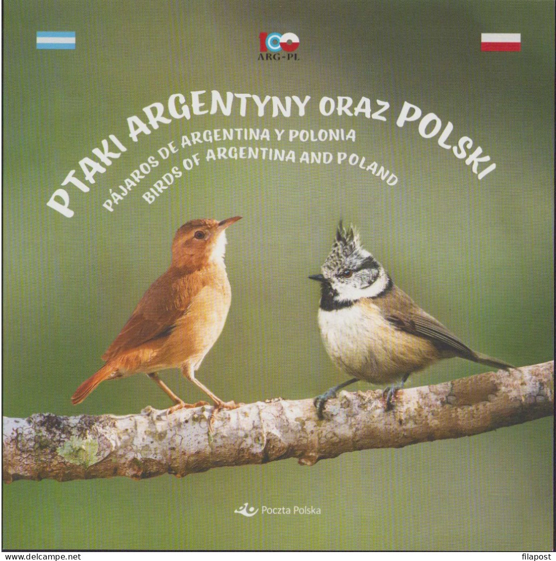 Poland 2023 Booklet - Joint Issue / Birds Of Argentina And Poland, Argentina, Poland, Animals, Birds, Animal - Carnets