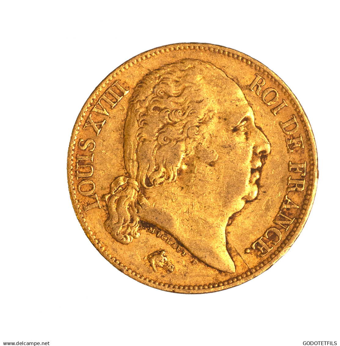 Louis XVIII-20 Francs 1817 Paris - 20 Francs (oro)