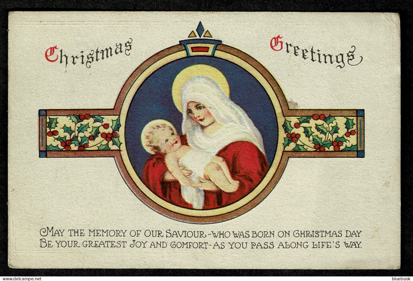 Ref  1604  -  1922 Canada Postcard - Unusual Christmas Slogan Montreal 2c Rate To Swindon UK - Briefe U. Dokumente