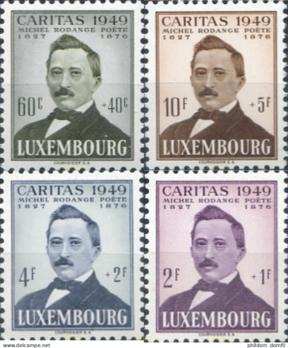 119346 MNH LUXEMBURGO 1949 PRO OBRAS SOCIALES - Other & Unclassified