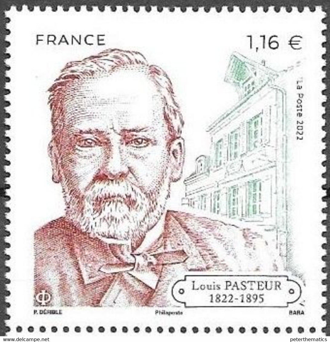 FRANCE,2022, MNH, LOUIS PASTEUR, 1v - Louis Pasteur