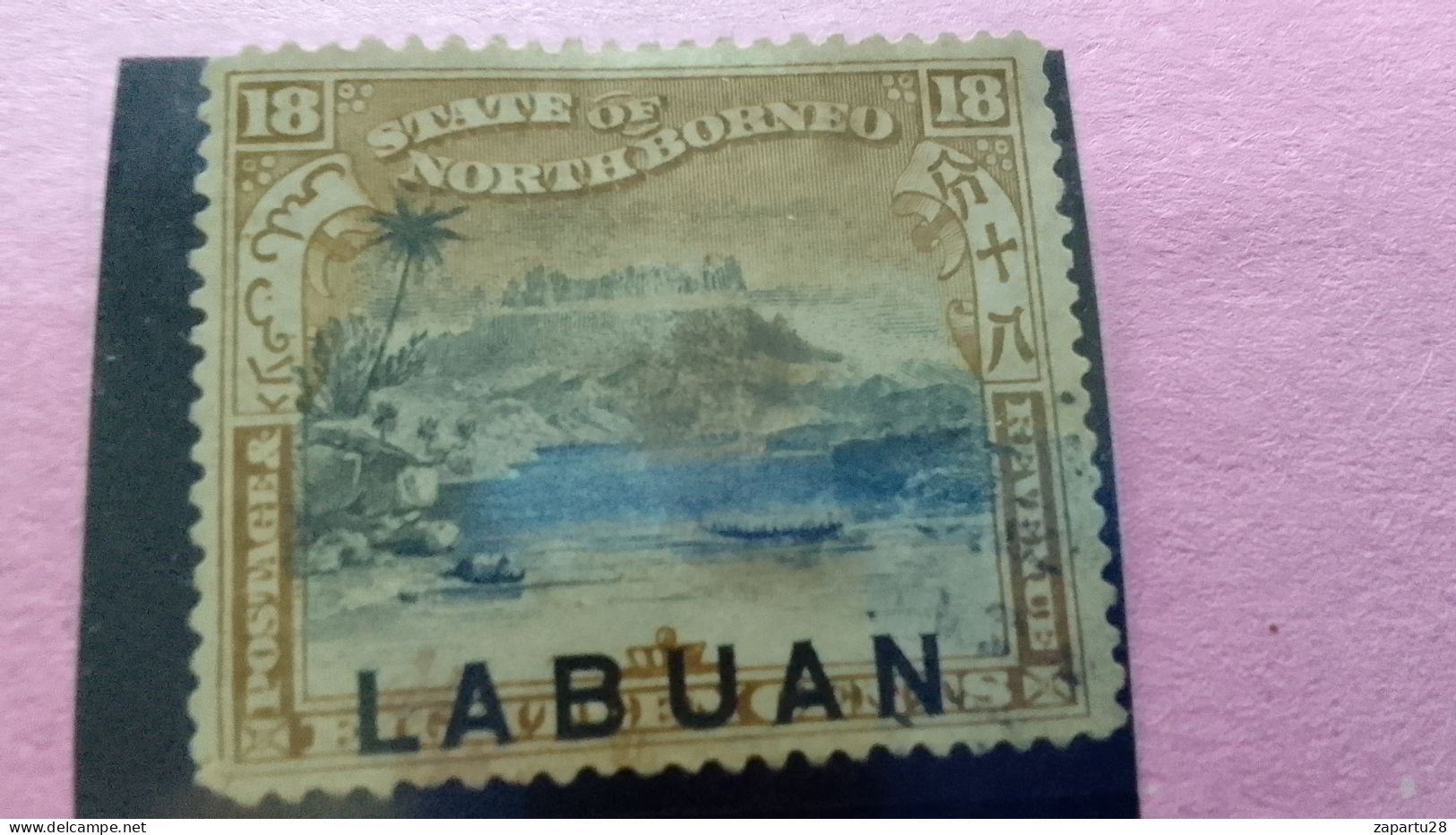 MALEZYA-LABUAN-1897    18C       USED - Federation Of Malaya