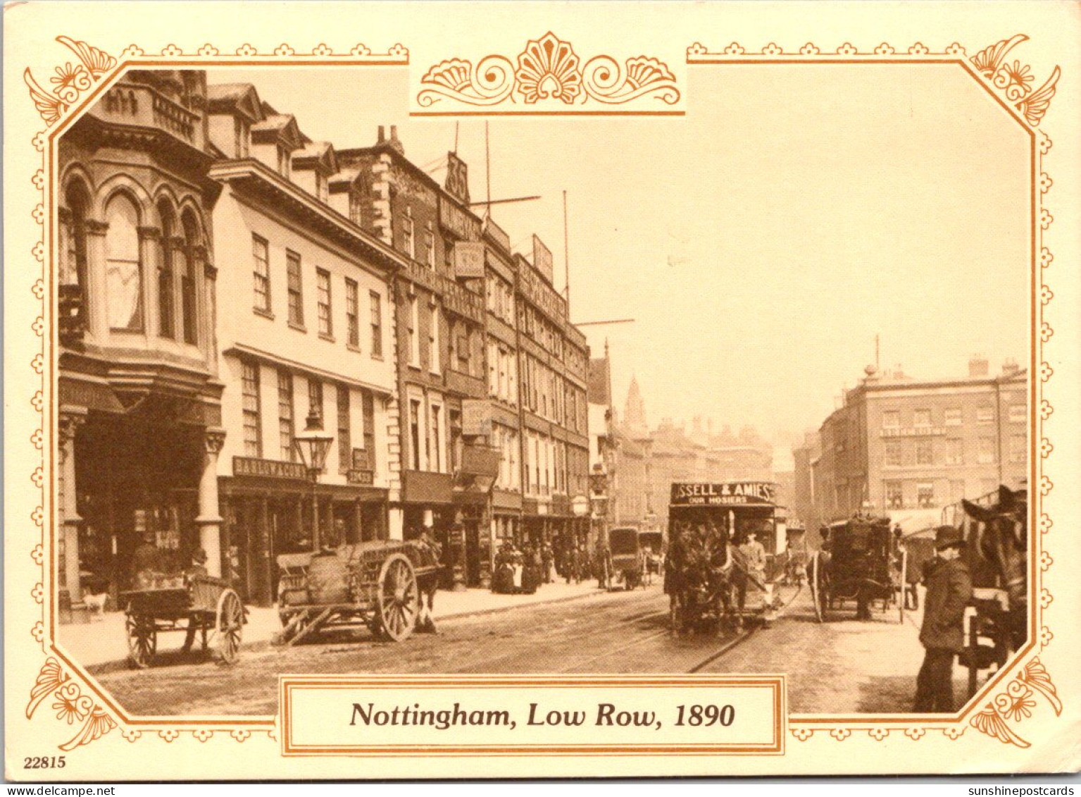 England Nottingham Low Row Circa 1890 - Nottingham