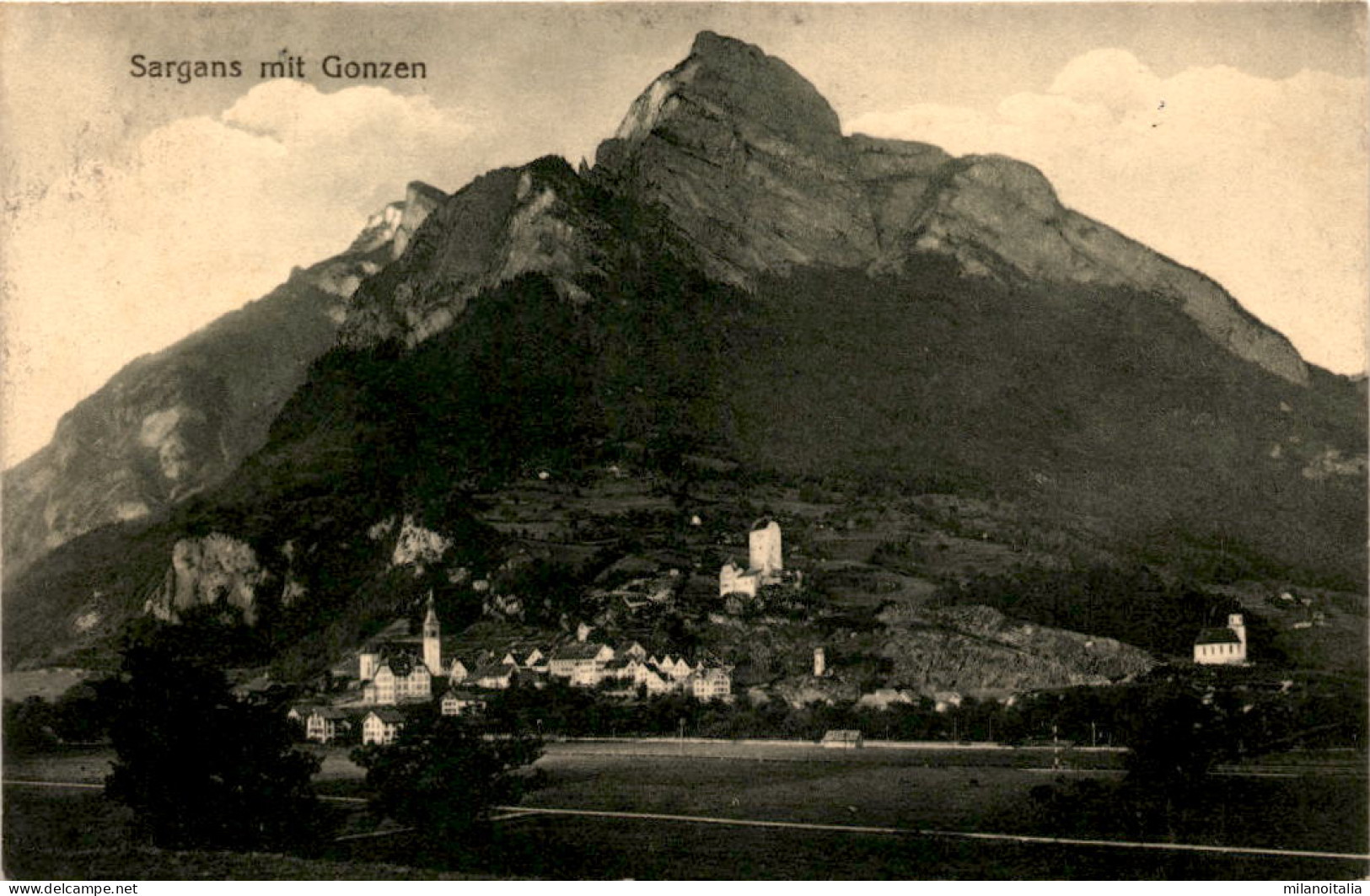 Sargans Mit Gonzen (31757) * 8. 8. 1920 - Sargans