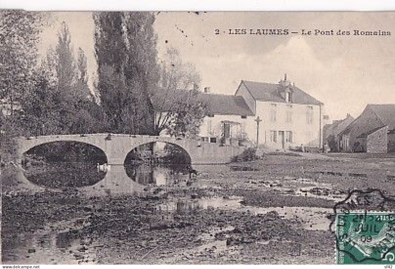 LES LAUMES                      LE PONT DES ROMAINS - Venarey Les Laumes