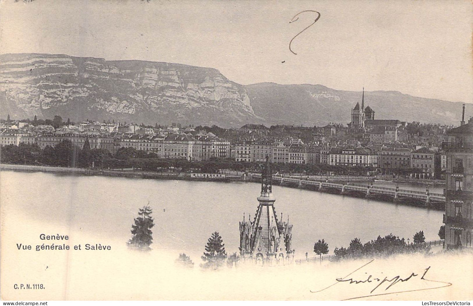 SUISSE - Genève - Vue Générale Et Salève - Carte Postale Ancienne - Genève