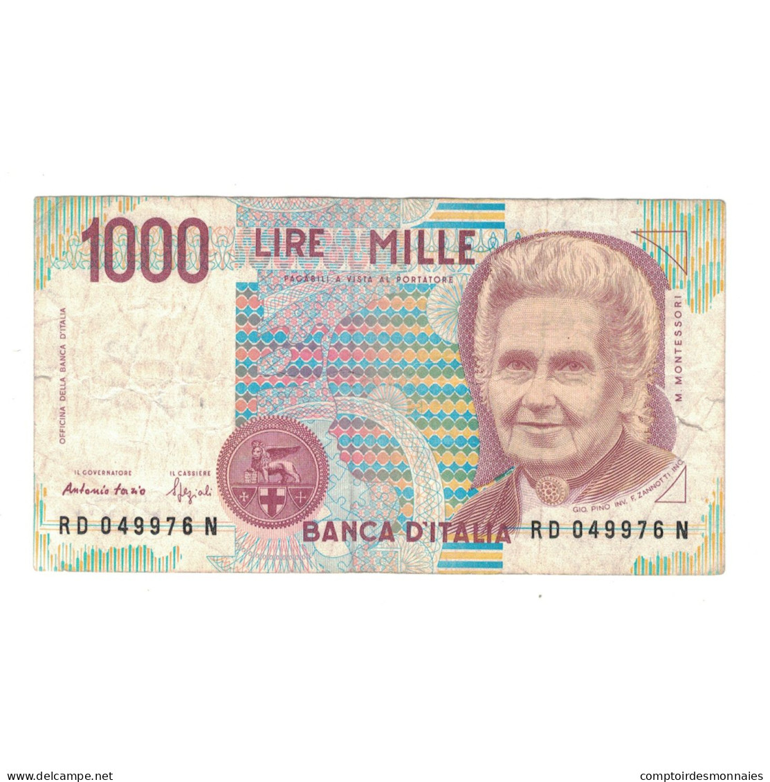 Billet, Italie, 1000 Lire, 1990, 1990-10-03, KM:114b, TTB - 1.000 Lire