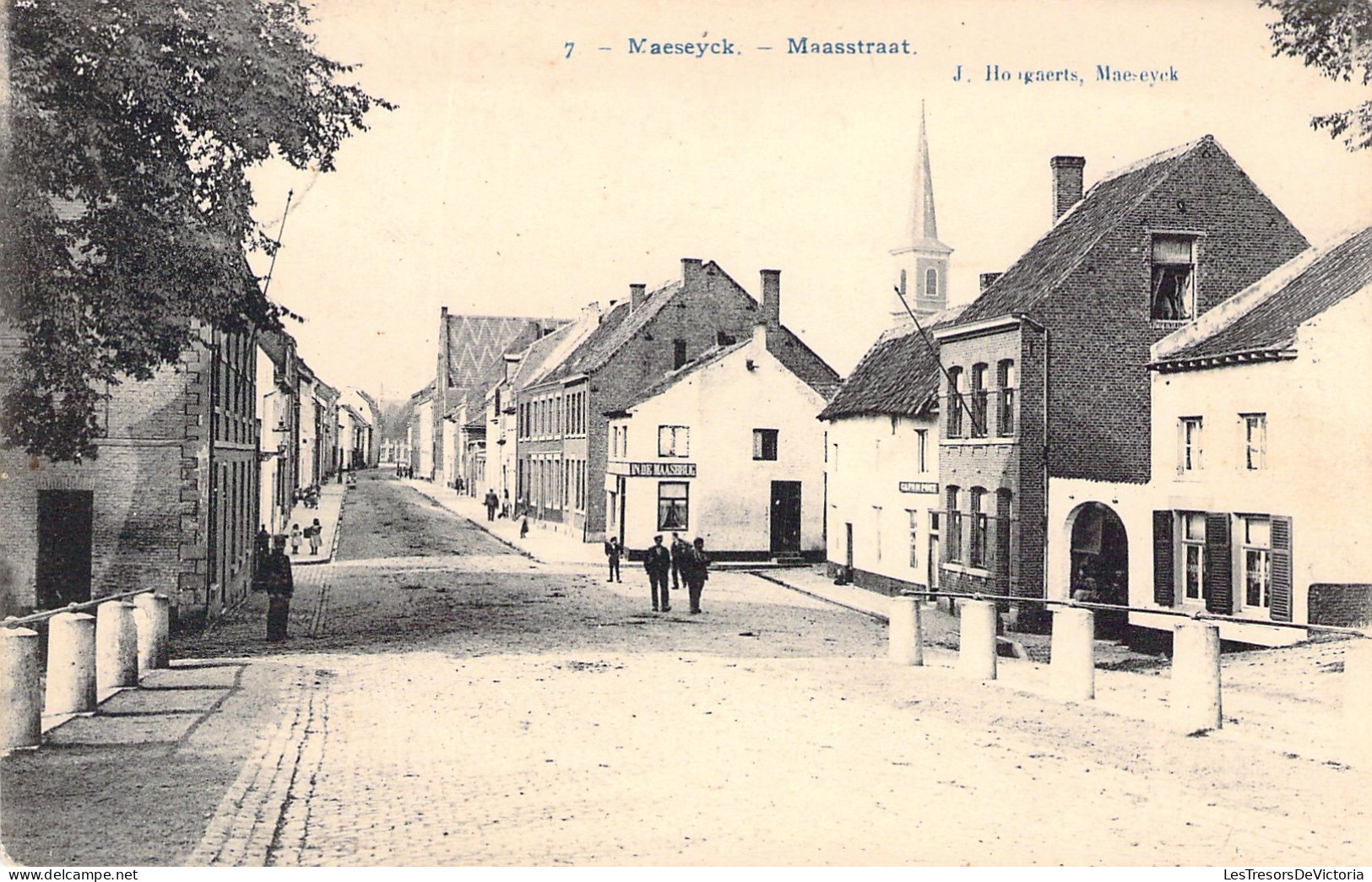 BELGIQUE - MAASEYCK - Maasstraat - Carte Postale Ancienne - Maaseik