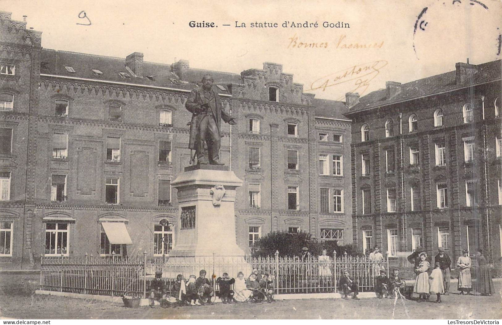 FRANCE - 02 - Guise - La Statue D'André Godin - Carte Postale Ancienne - Guise