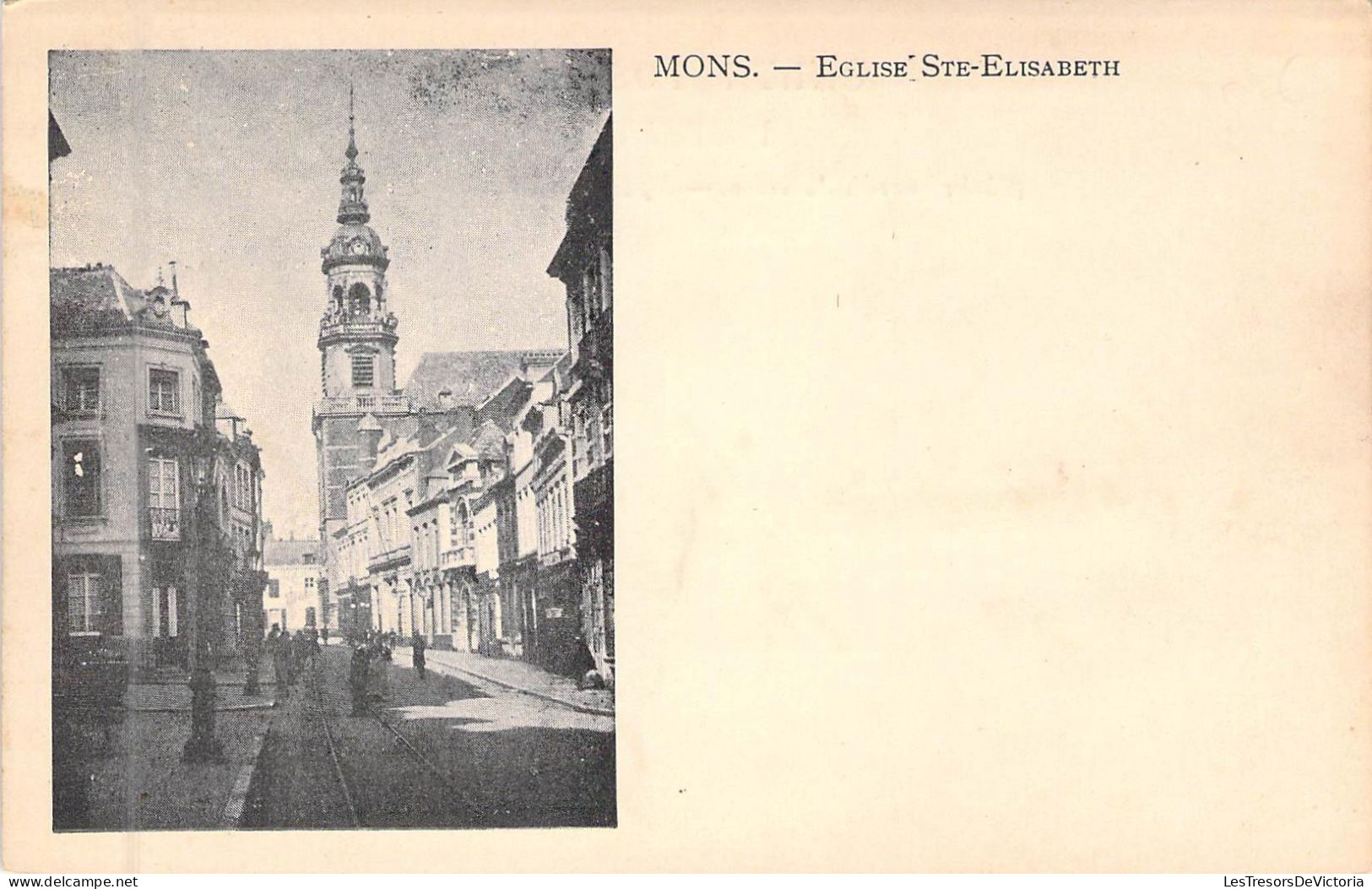 BELGIQUE - MONS - Eglise Ste Elisabeth - Code Postale Ancienne - Mons