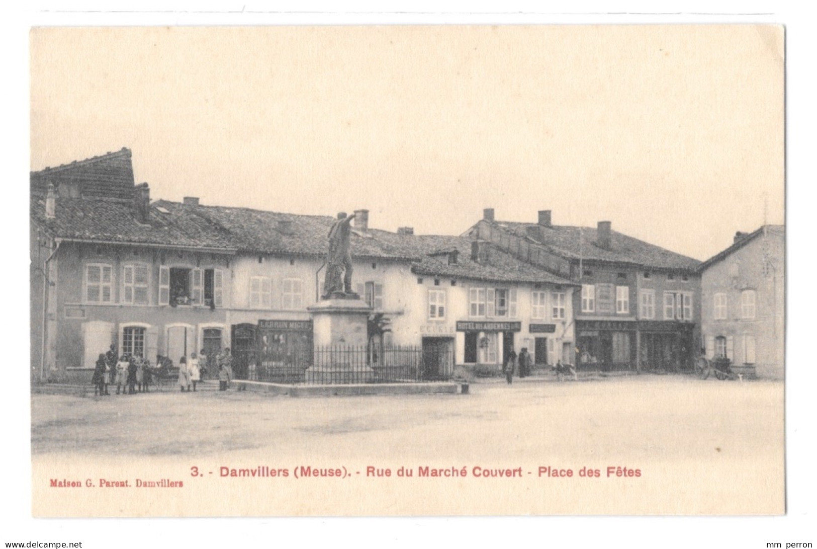 (34386-55) Damvillers - Rue Du Marché Couvert - Damvillers