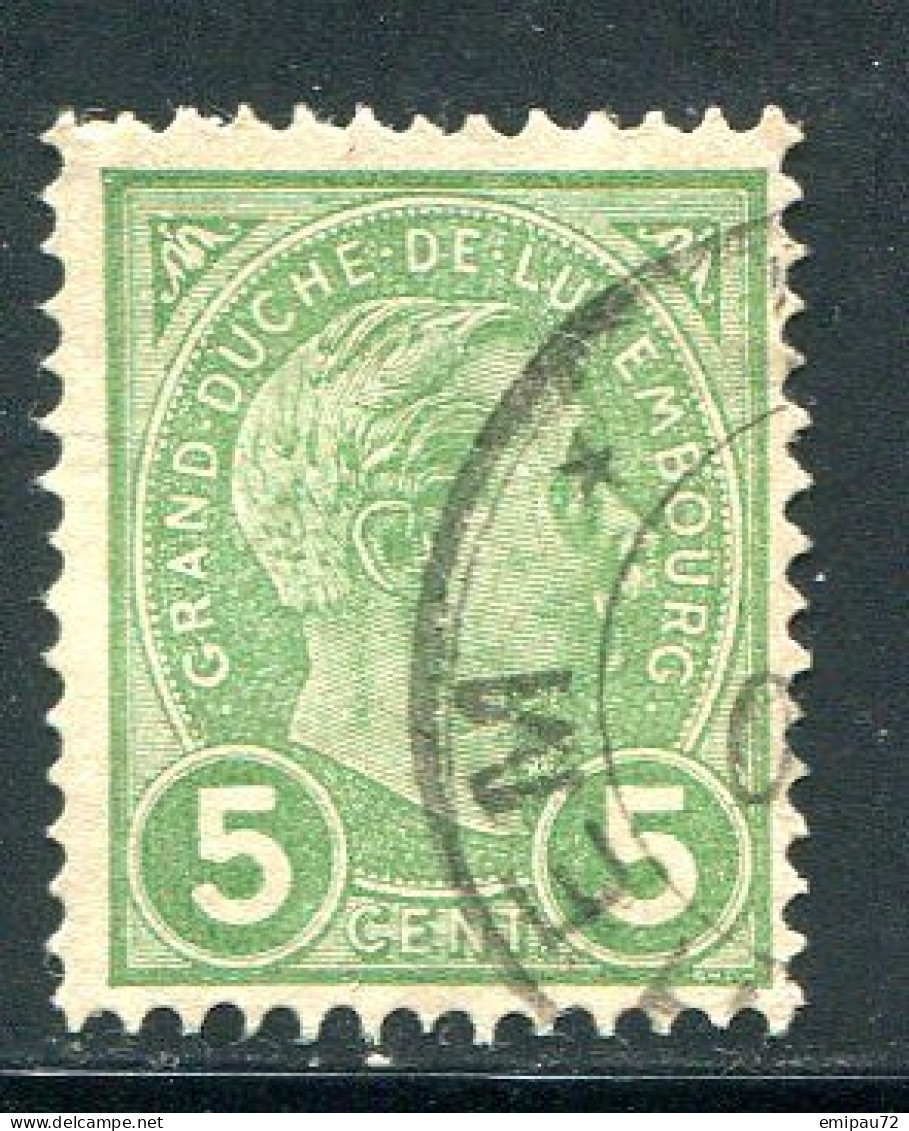 LUXEMBOURG- Y&T N°72- Oblitéré - 1895 Adolfo De Perfíl