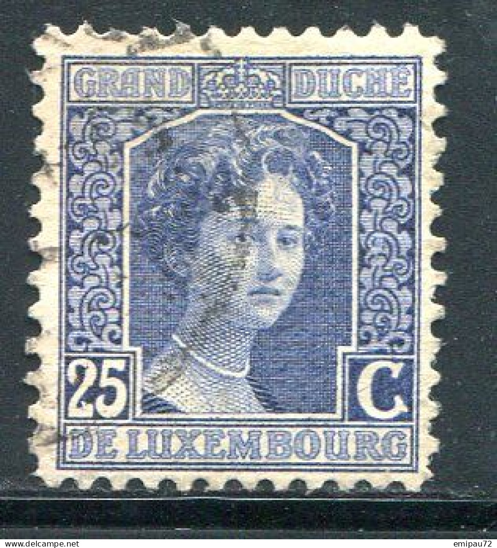 LUXEMBOURG- Y&T N°99- Oblitéré - 1914-24 Marie-Adelaide