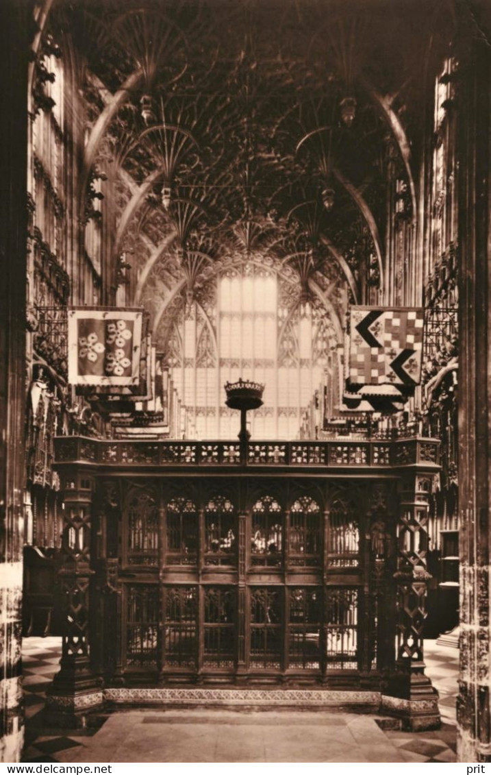 Henry VII's Chapel Westminster Abbey London 1920s Used Photo Postcard. Publisher Raphael Tuck & Sons - Westminster Abbey