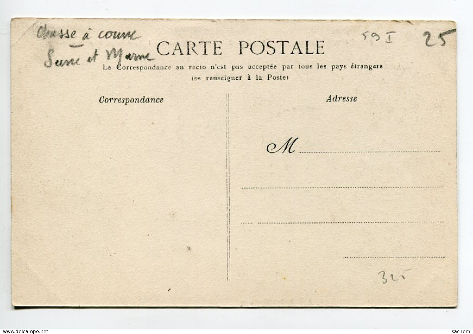 CHASSE à COURRE 325 Foret De Fontainebleau L'Arrivée Au Rendez Vous Meute Chiens De Chasse  Et Piqueur 1910 - Chasse