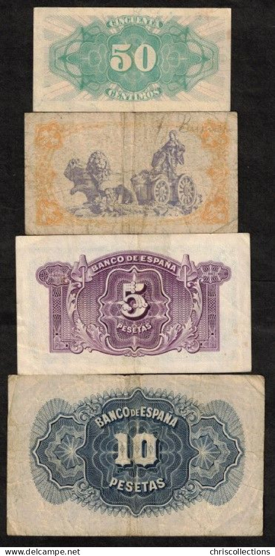 ESPAGNE - Lot De 8 Billets D'Espagne - Collections