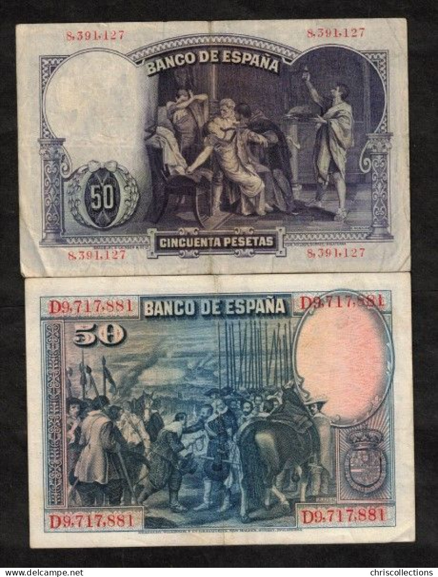 ESPAGNE - Lot De 8 Billets D'Espagne - Sammlungen