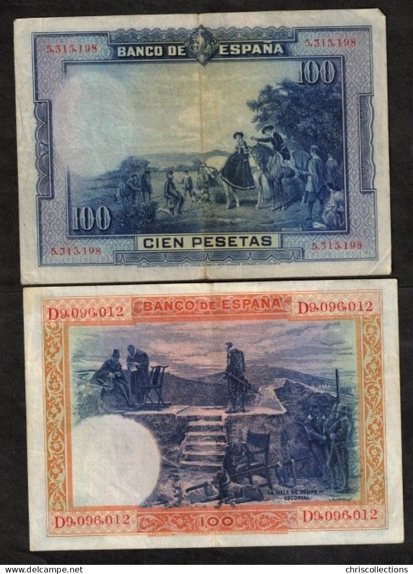 ESPAGNE - Lot De 8 Billets D'Espagne - Verzamelingen