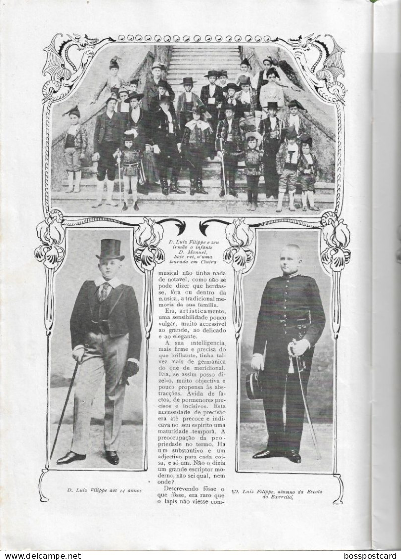 Monarquia Portuguesa - Rei D. Carlos - D. Manuel - Lisboa -  Ilustração Portuguesa Nº 107, 9 Março 1908 - Portugal