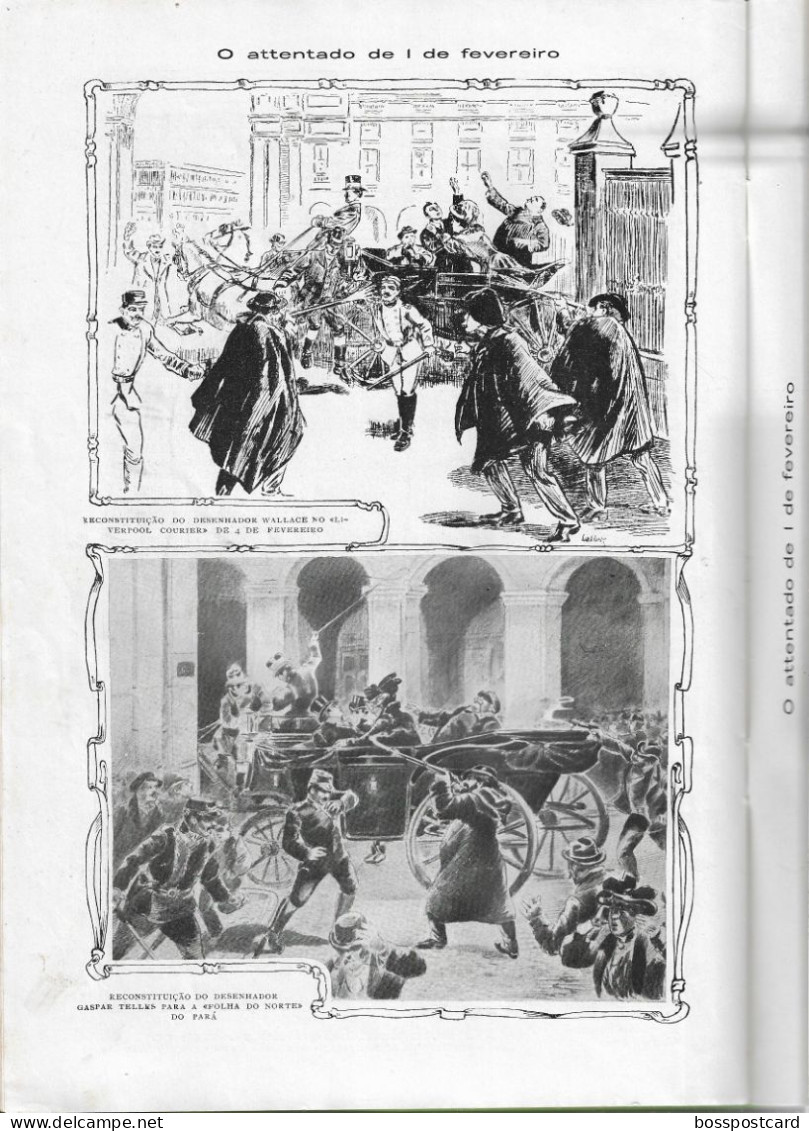 Monarquia Portuguesa - Rei D. Carlos - D. Manuel - Lisboa -  Ilustração Portuguesa Nº 107, 9 Março 1908 - Portugal