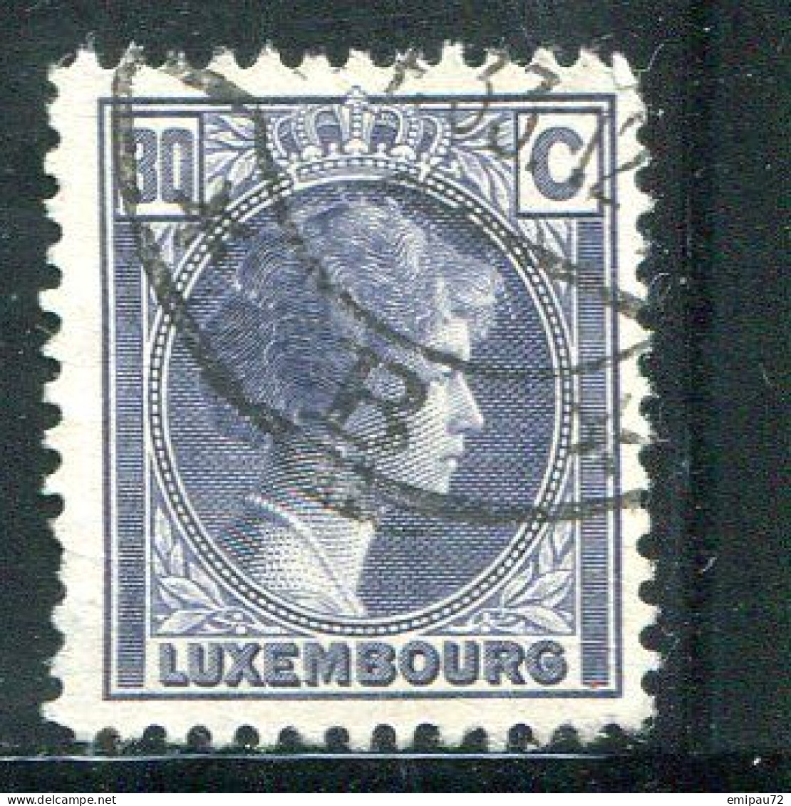 LUXEMBOURG- Y&T N°220- Oblitéré - 1926-39 Charlotte Right-hand Side