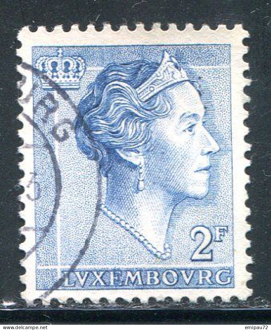 LUXEMBOURG- Y&T N°584A- Oblitéré - 1960 Charlotte, Type Diadème