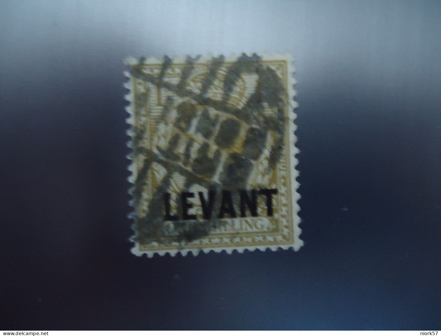 LEVANT  U.K IN TURKEY  OVERPRINT    WITH POSTMARK - Levante Británica