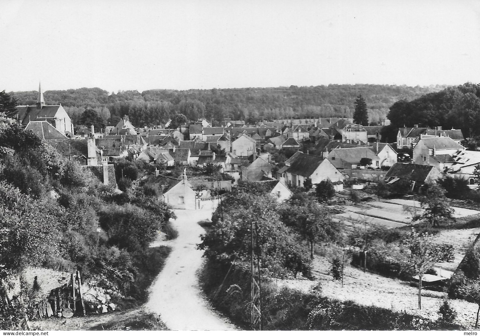 CPSM - (37) - REUGNY - Vue Générale 1962 .Edition "Les Donjons" - Reugny