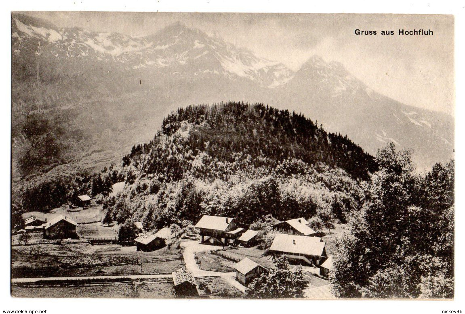 Allemagne -- OBERSTAUFEN---Gruss Aus Hochfluh  ................pas Très Courante - Oberstaufen