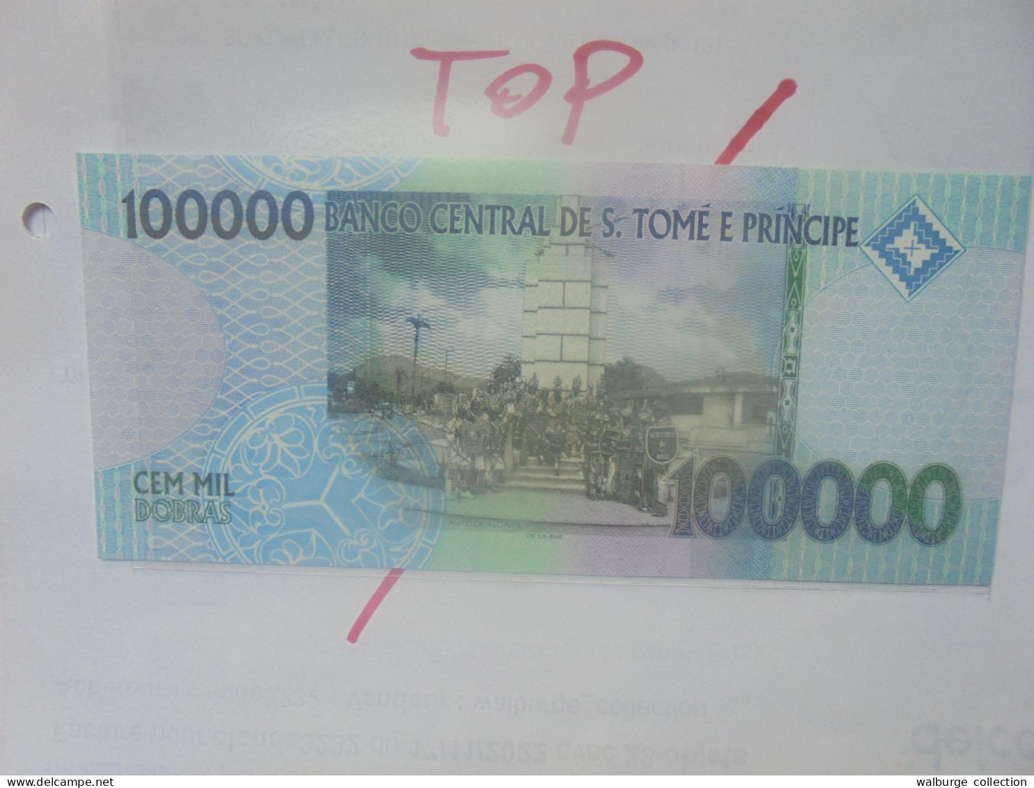 SAO TOME-PRINCIPE 100.000 DOBRAS 2010 Neuf/UNC (B.29) - Sao Tomé Et Principe