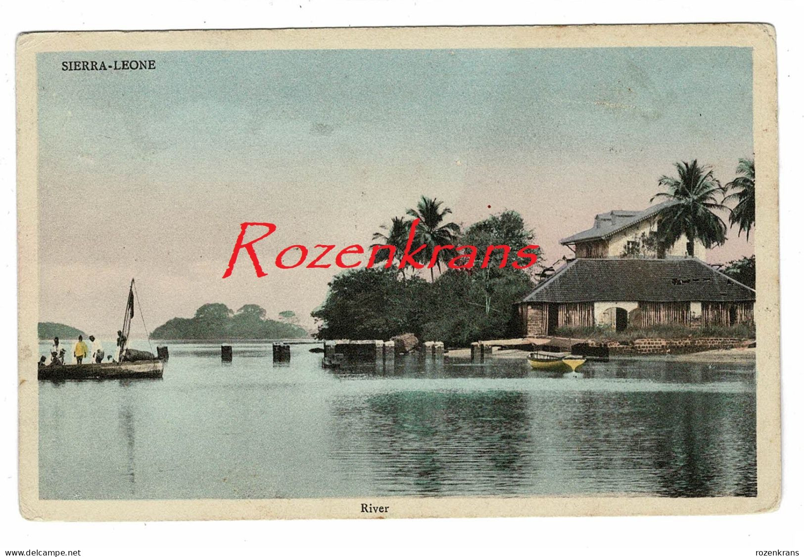 Sierra Leone - River Riviere Carte Postale CPA Old Postcard Afrique Africa - Sierra Leone