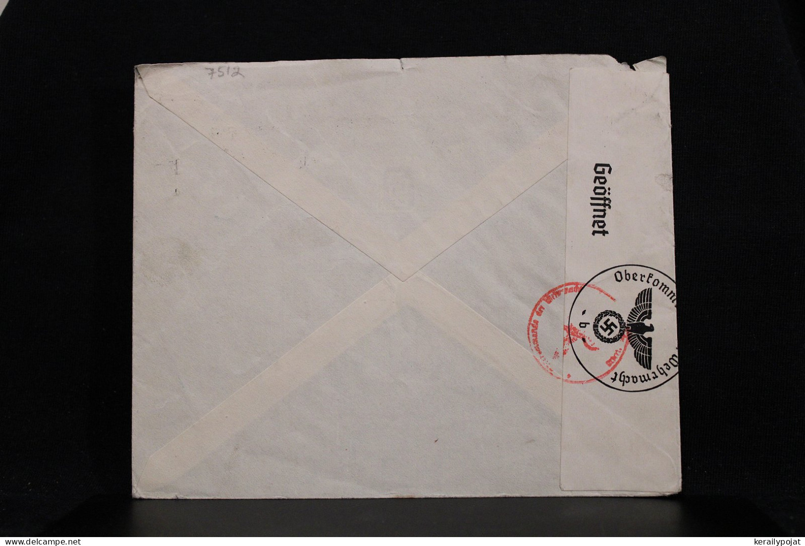 Norway 1941 Oslo Censored Air Mail Cover To Germany__(7512) - Storia Postale