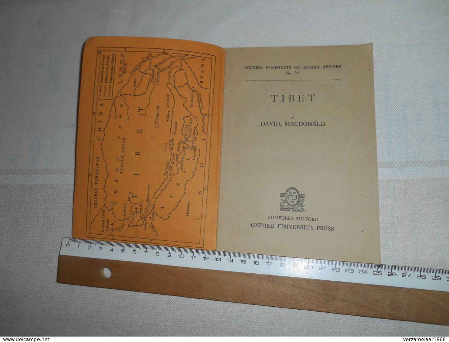 TIBET - Old Original Book !  ...  ------ ( Ismo : 72 ) - Tibet