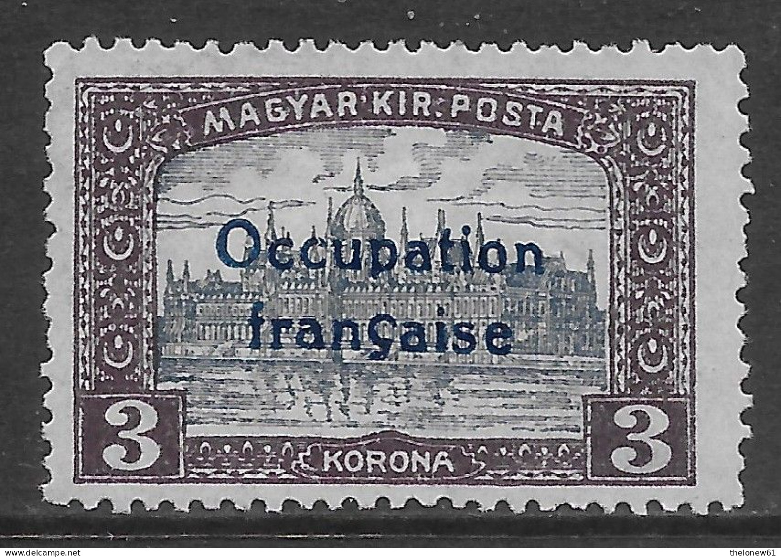 Ungheria Hungary 1919 Arad Occupation Francaise 2kr Mi N.23 MH * - Besetzungen