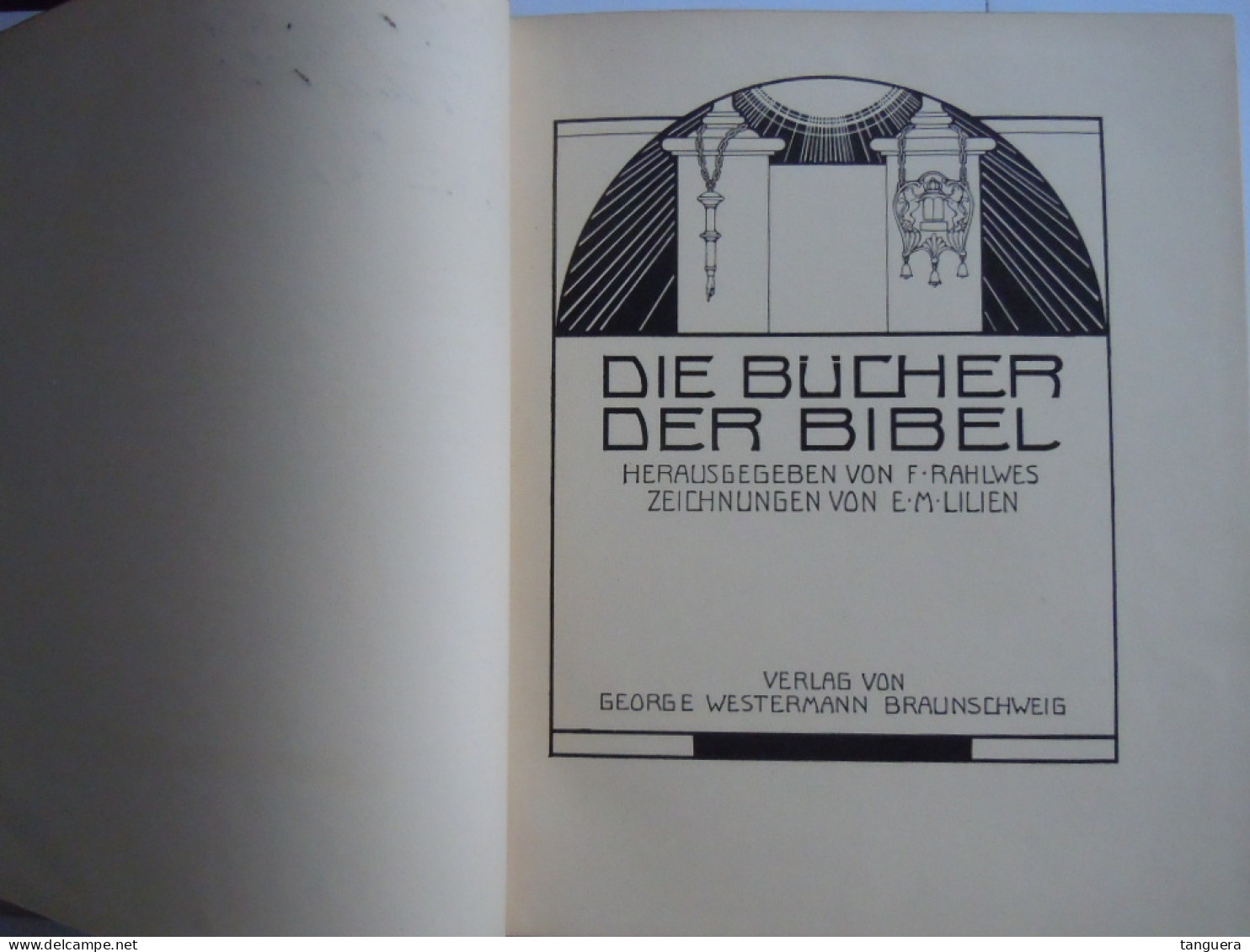 Die Bücher Der Bibel. Die Lehrdichtung - Band 7-Zeichnungen Von E. M. Lilien Art Nouveau - Christentum