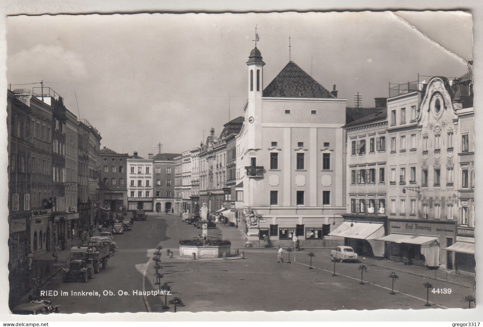 C6836) RIED Im Innkreis - OÖ - Hauptplatz Mit Alten AUTO Details 1957 - Ried Im Innkreis