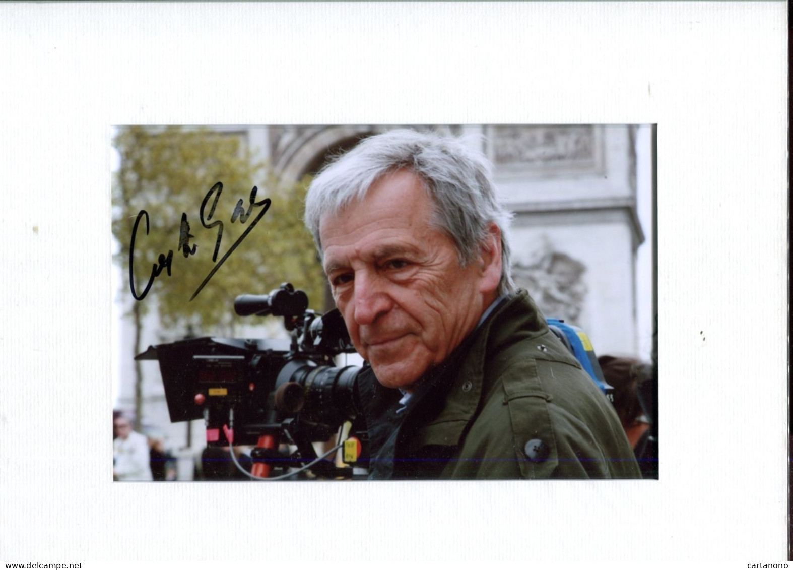 COSTA GAVRAS (réalisateur) - Signature Autographe Sur Photo - Handtekening