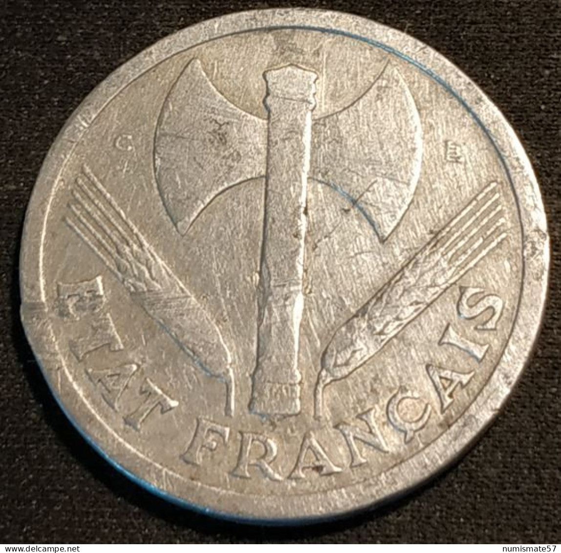 FRANCE - 2 FRANCS 1944 C - Francisque - Bazor - Gad 536 - KM 904.3 - 2 Francs